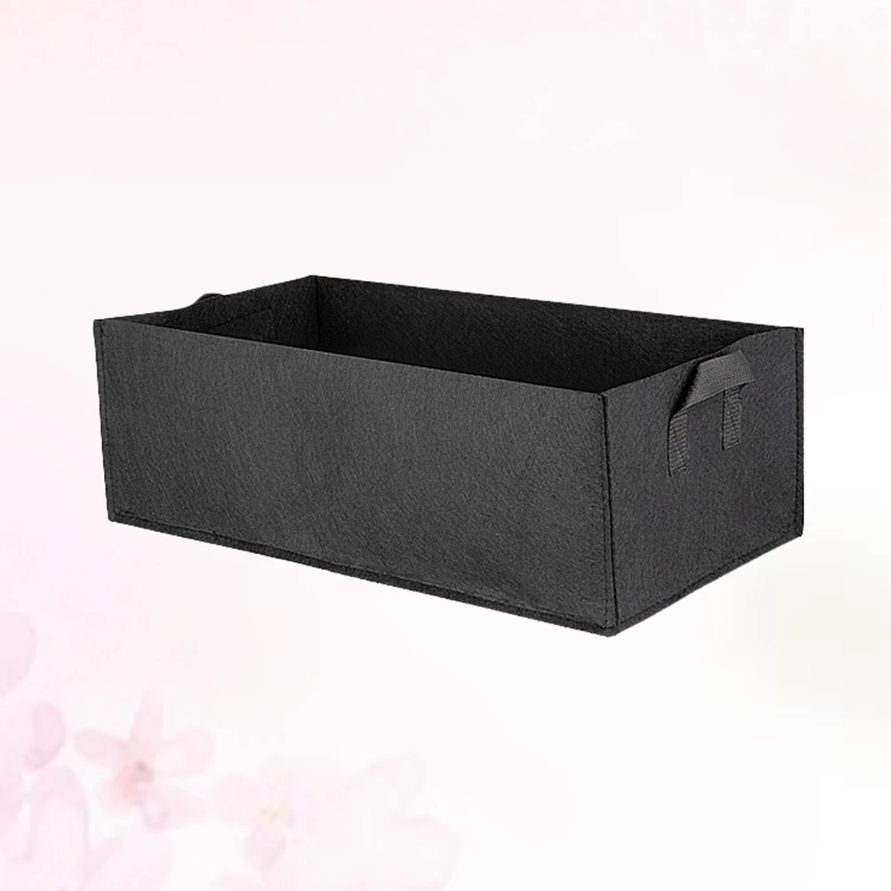 

5pcs Square Planting Bag Vegetables Plant Flower Nursery Bag Gallon Greenhouse Planter Garden Tool(Black Large)