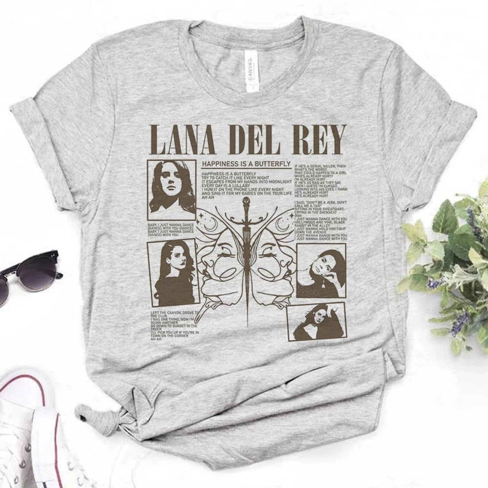 Lana Del Rey t-shirts women funny designer comic tshirt female designer clothes