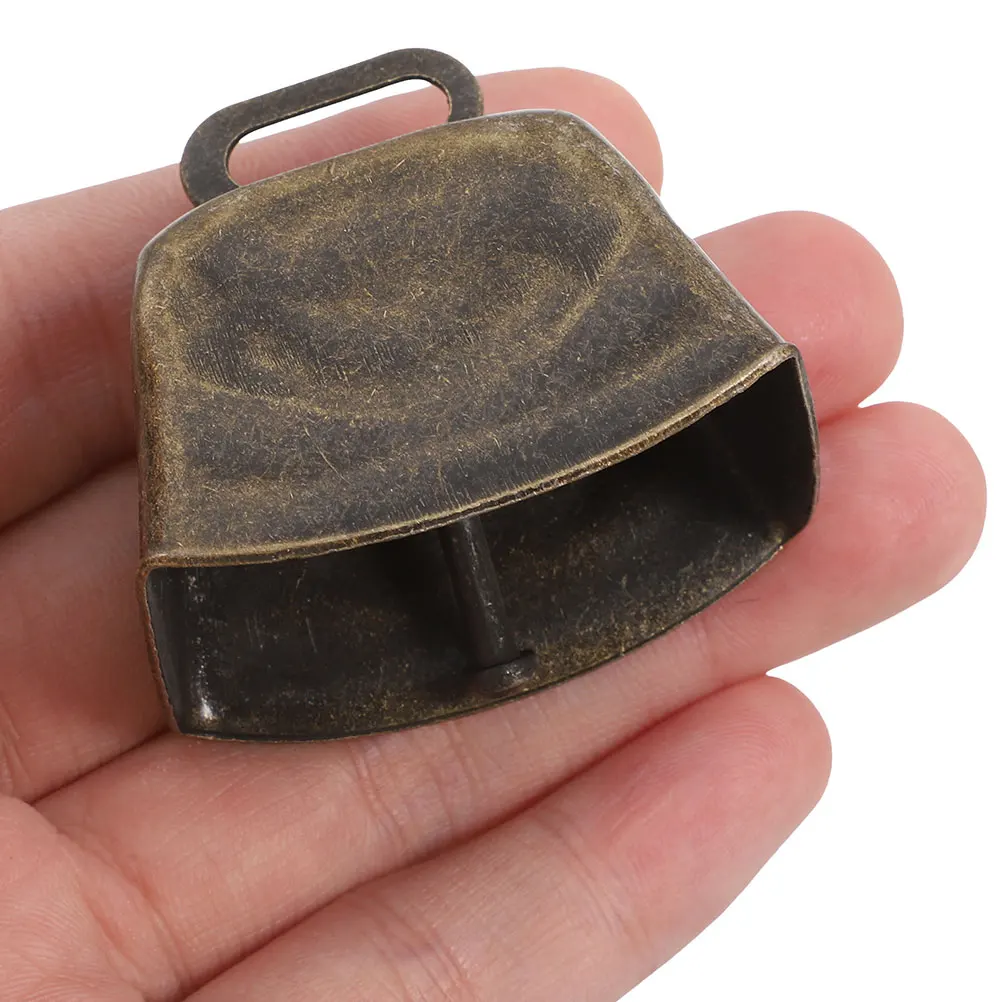 

6pcs Cow Bells Vintage Mini Metal For Farm Animal Tracking Pet Anti-Lost Loud Sound Decorative Hanging Bell Pendant Craft Bells