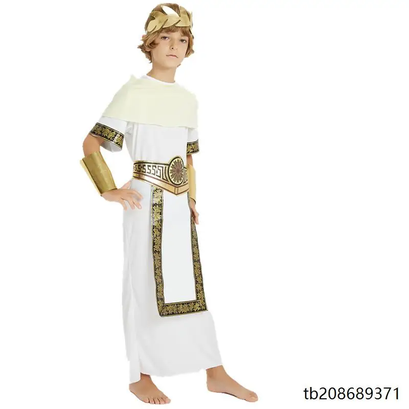 할로윈 어린이 공주 왕자 의상 코스프레 남성 로마 전사 중세 기사 복장 여성 버전 전통 중국 의상