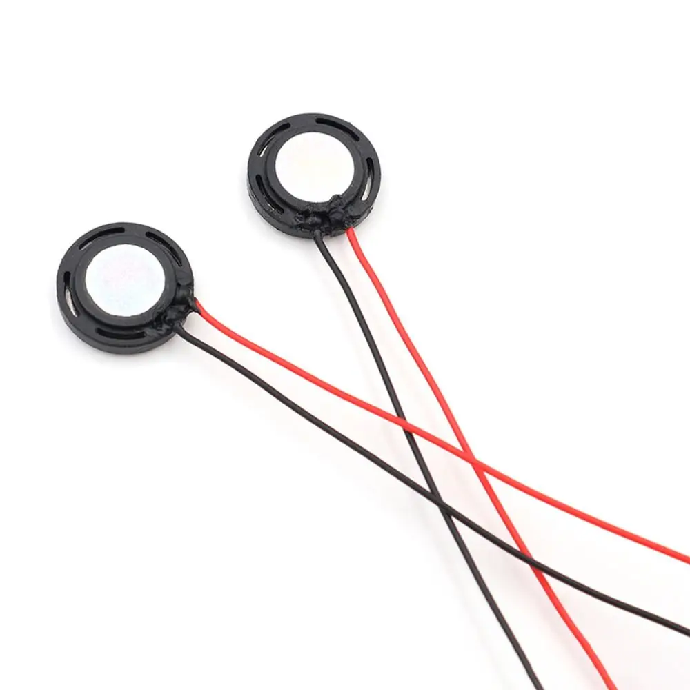8ohm Round 8 Ohm 1W Speaker 15MM/18MM/20MM Terminal Small Loudspeaker Audio Connector Round High-quality