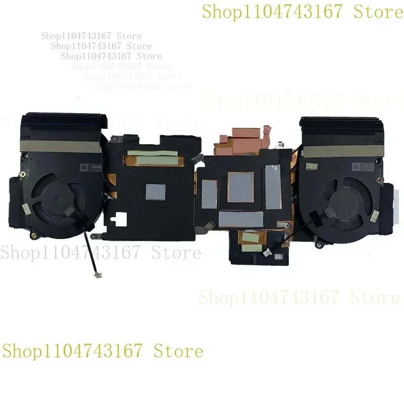 QIN 0DVK49 DVK49 Nuovo per Alienware M15 R7 Laptop AMD 125W Modulo Termico CPU + GPU Ventola di Raffreddamento e Dissipatore di Calore