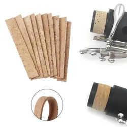 10pcs 81x11x2mm Clarinet Cork Bb Joint Corks Sheets For Saxophones Musical Instruments Repair Replacement Accessory Kit