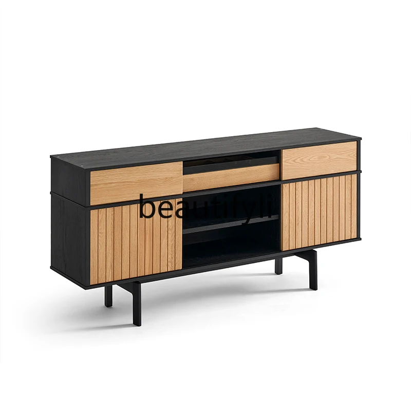 

Modern retro color matching solid wood