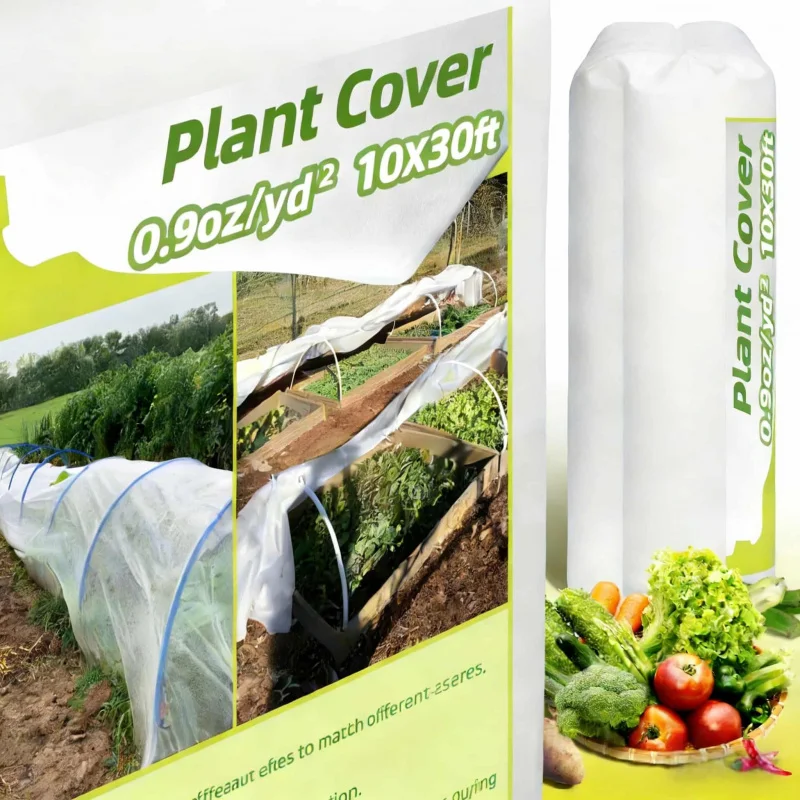 

10x50ftWinter Plant Cold Protection CoverPPThickened Reusable White Gardening Plant Protective Cover