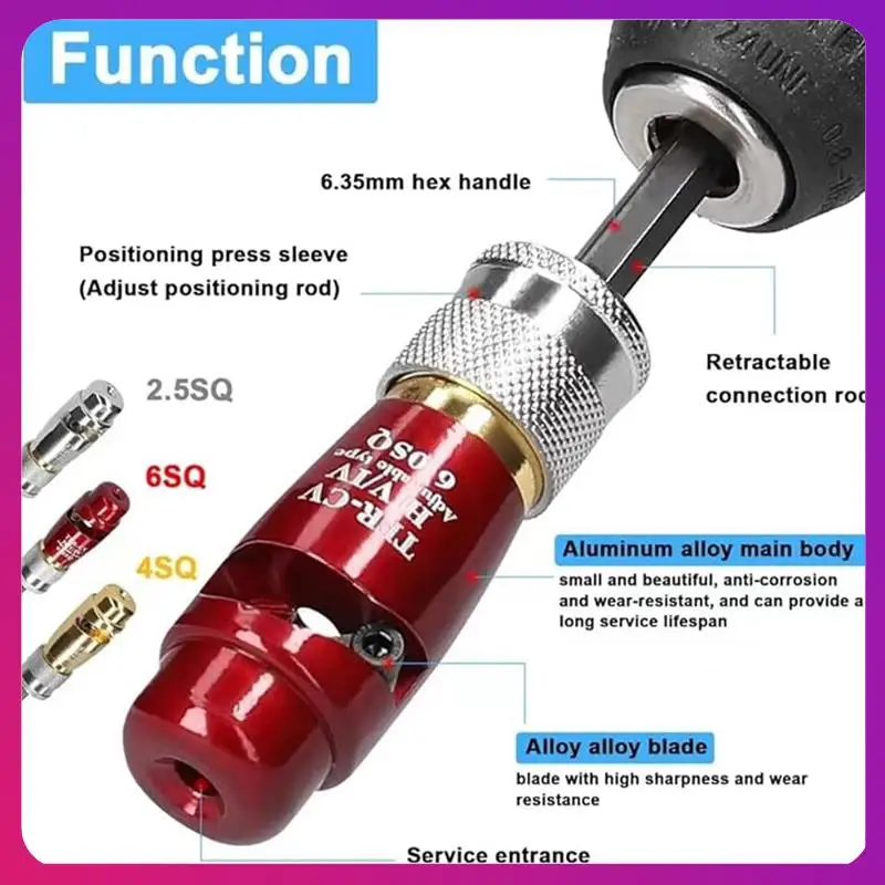 ABKL-Wire Stripper Tool, Wire Stripping Tool, Wire Stripping Twisting Tool, Cable Wire Stripper,Electrician Fast Peeling Tool
