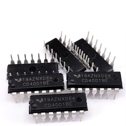 (10Pcs) CD4001BE Dip-14 CD4001 DIP14 4001BE Dip Quad 2-Input Nand Gebufferd B Serie Gate