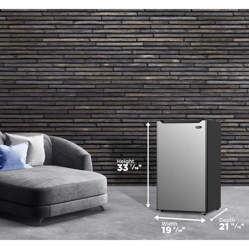 4.4 Cu.Ft. Compact Refrigerator with Chiller-Mini Fridge for Bar, Dorm, Basement, Den, Kitchen