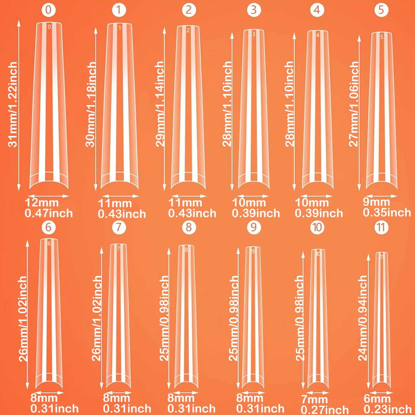 240 Stück kurze Mandel nagels pitzen weiches Gel vorgeformte Acryl nagels pitzen halb matte volle Abdeckung Nagels pitzen klar gelly drücken auf Nagel – Detail 10