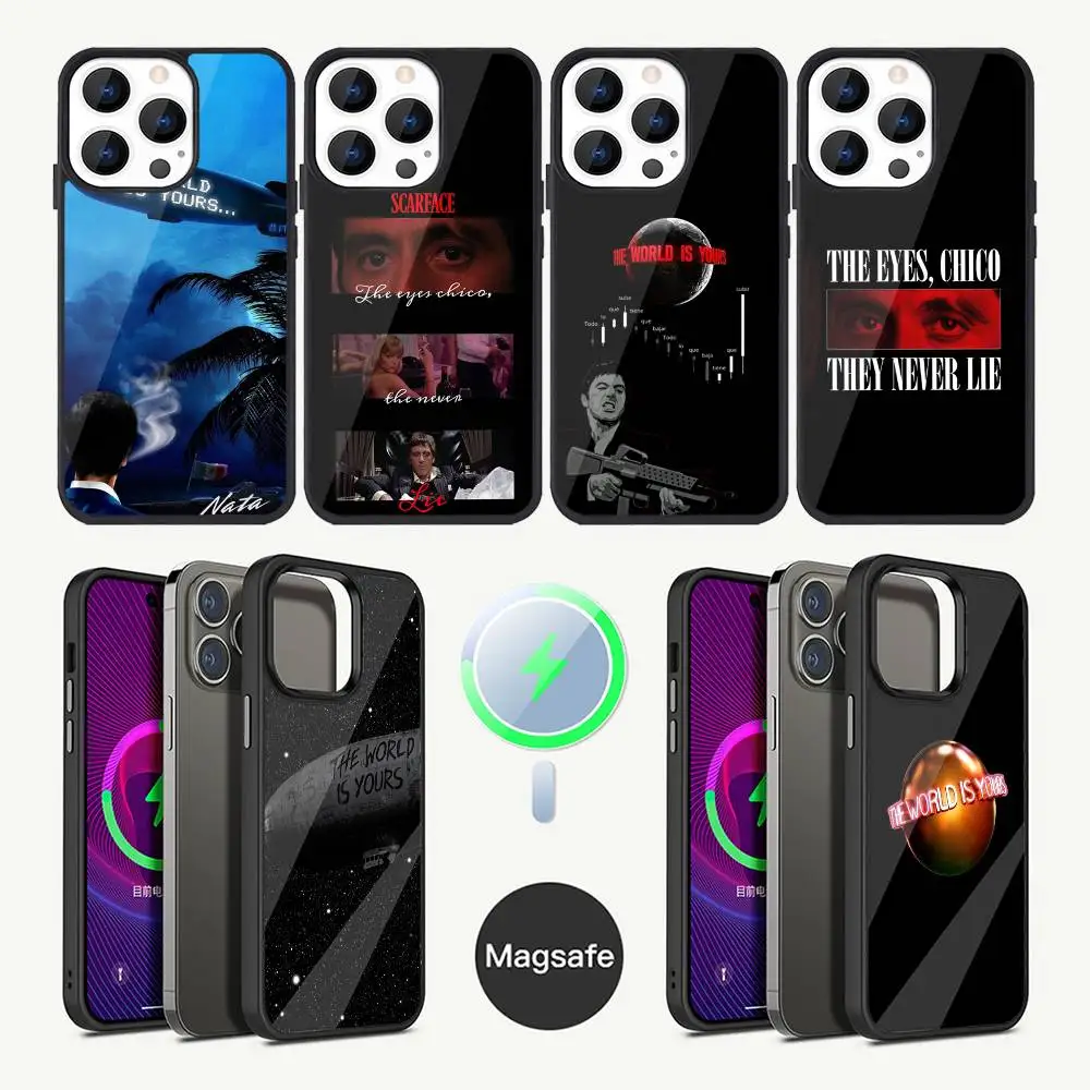 

Movie S-Scarfaces Phone Case For iPhone 17,16,15,14,13,12,11,Plus,Pro,Max Mini Magsafe Magnetic Wireless Charging