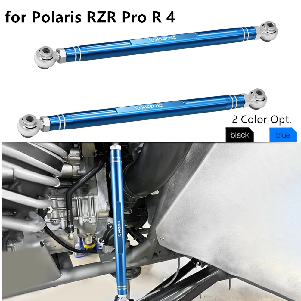 RZR Rear Anti Roll Bar End Link For Polaris RZR Turbo R 4 Spor 2022-2023 RZR Pro R 4 6061 Aluminum Rear Sway Bar Link ATV Parts