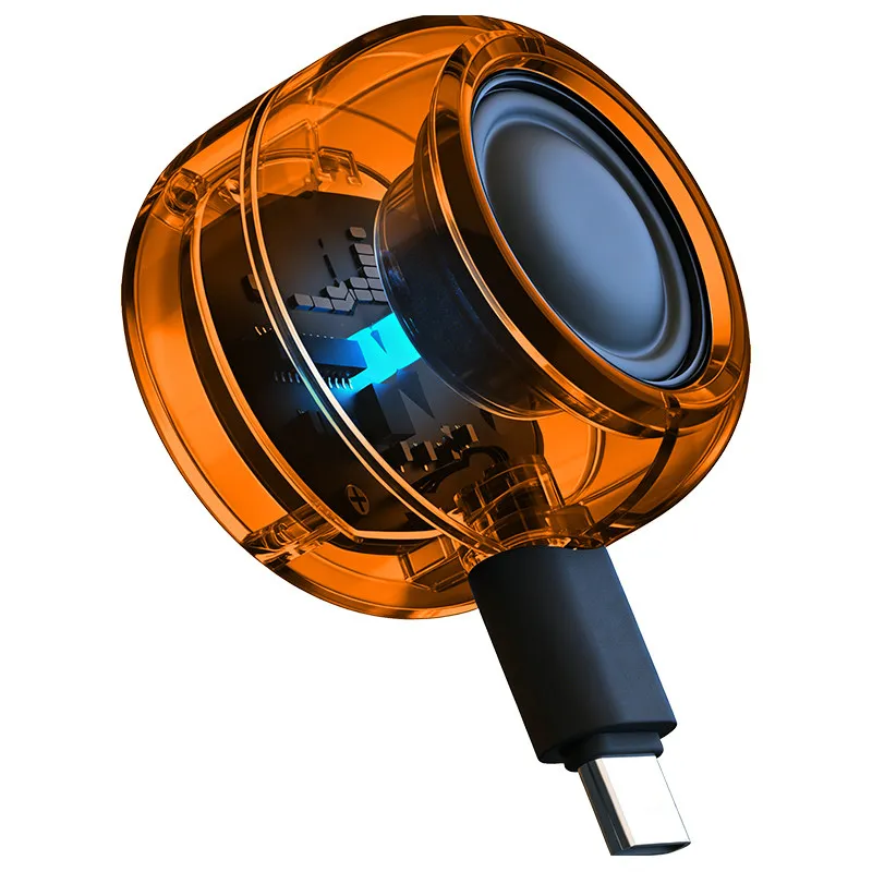M06Pro Plug and Play Direct Insert Phone Speaker No Charging Required Portable Mini Subwoofer Bass Audio Amplifier view 2
