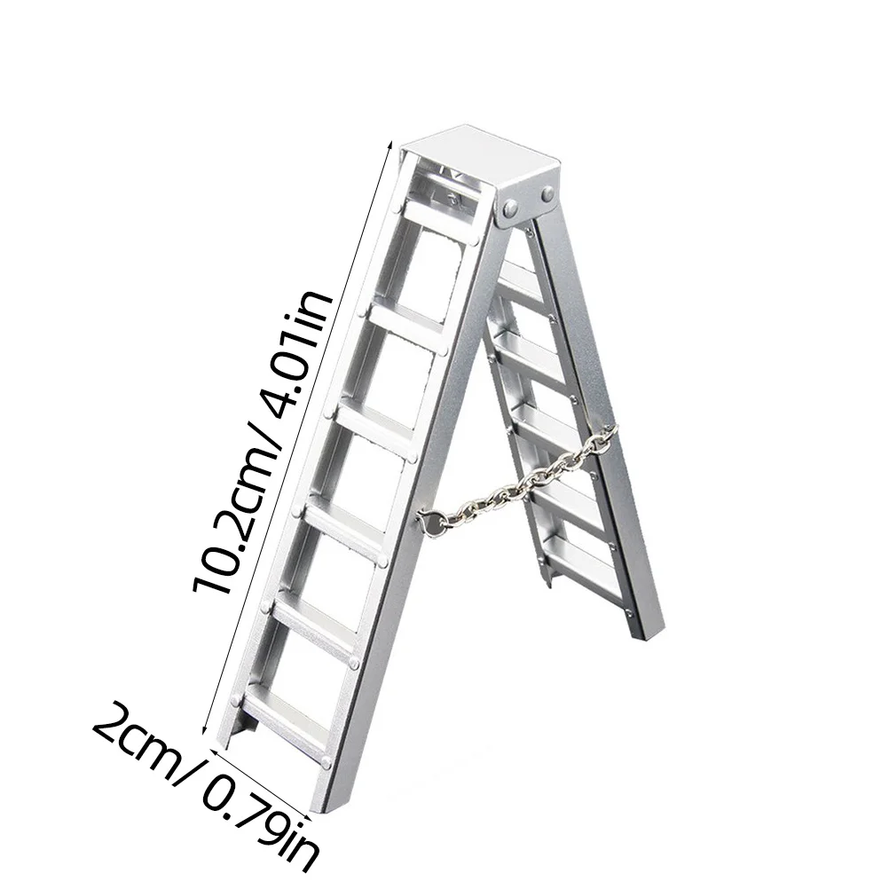 100Mm Rc Car Accessories Plastic Simulation Ladder For 1:10 Climbing Crawler Buggy Truck Decor Herringbone Ladder