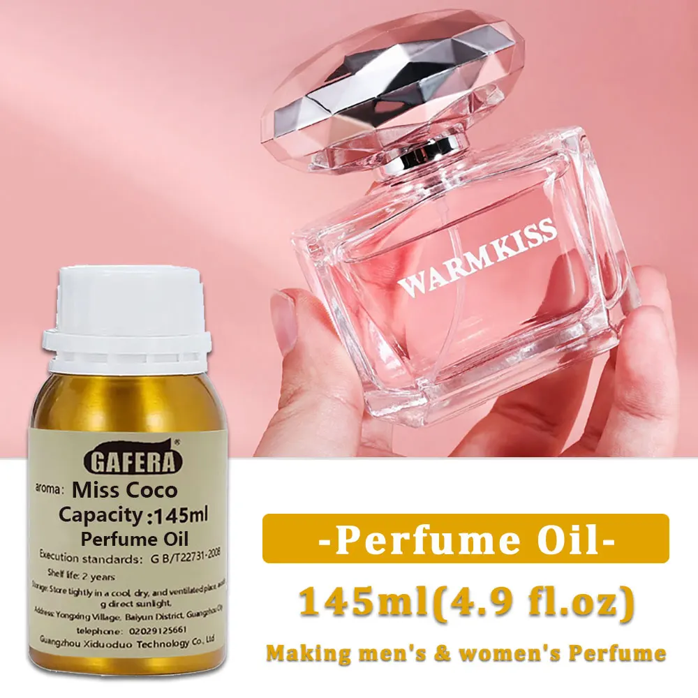 GAFERA 145ml Aceites de Perfume Miss Coco Black Opium - Esencia para Perfume DIY para Hombre y Mujer, Fragancia de Marca Hecha a Mano y Autoajustable