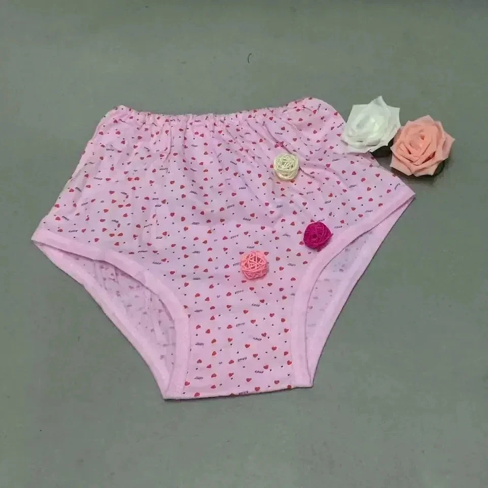 (5pcs per pack) Women Big Loosen Cotton Brief Panties Nursery Older Care