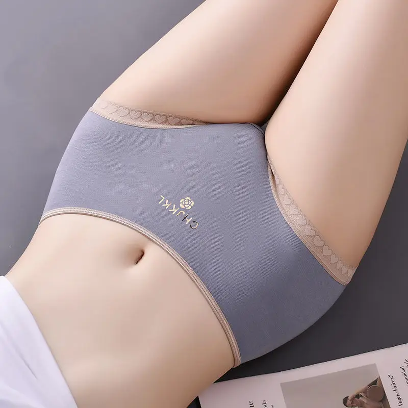 

Mid-high Waist Modal Ladies Panties Seamless Girls Shorts Large Size Briefs Belly Lift Butt Cotton Crotch Anti-bacterial Pants