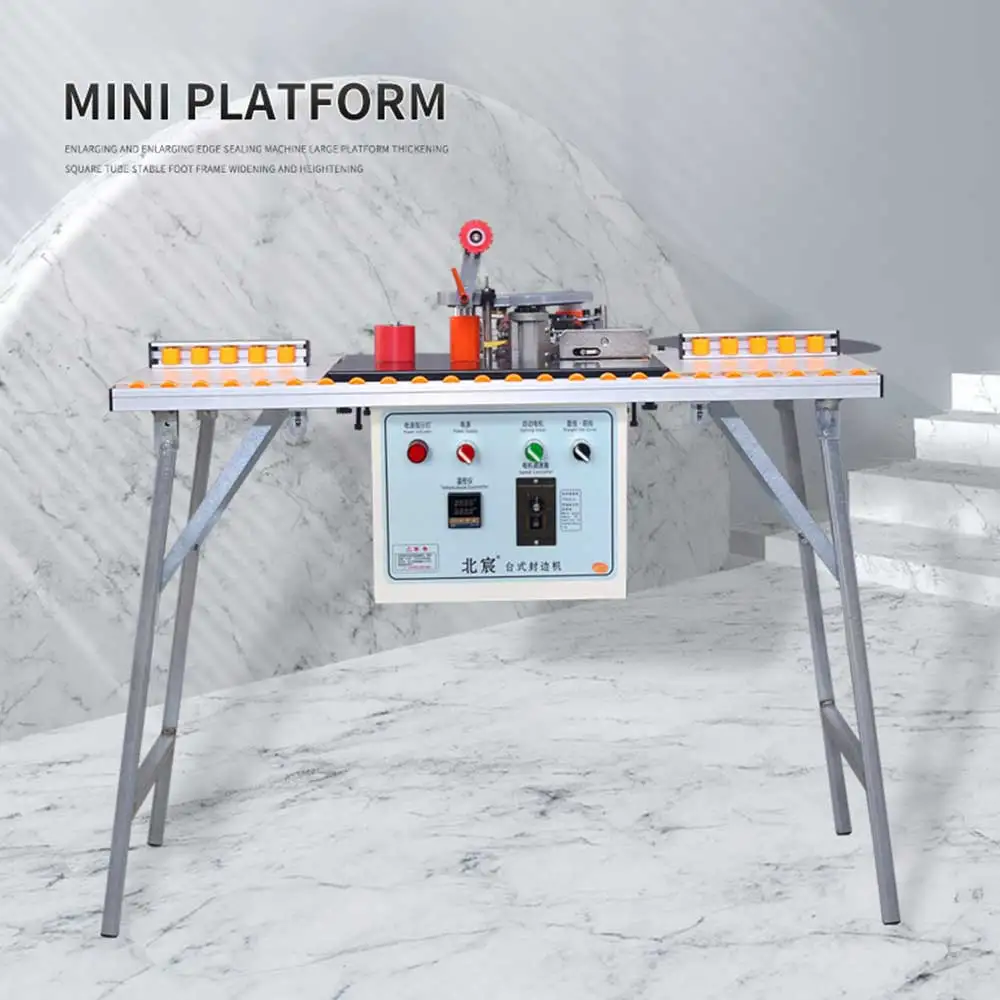 Edge banding machine expanded telescopic platform woodworker home installation edge banding machine extension table