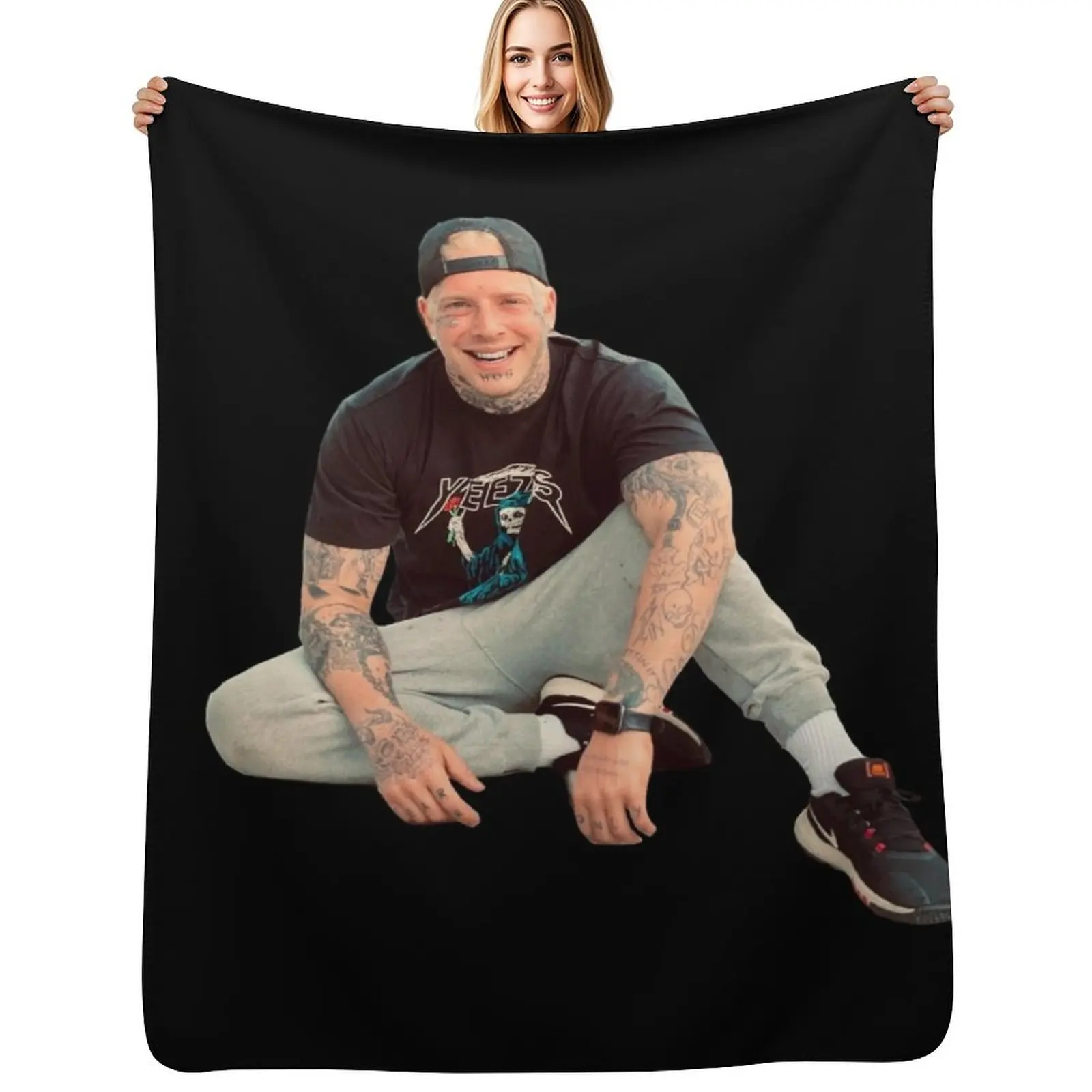 

Tom MacDonald Throw Blanket Foldable Soft Warm Blanket for Outdoor Use