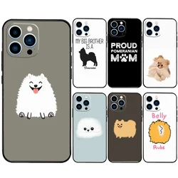 Pomeranian Dog Yoga Case For iPhone 14 13 12 11 16 15 Pro Max Plus Mini X XR XS Max 7 8 Soft TPU Back Cover