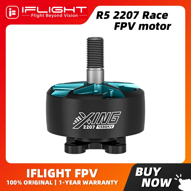 

iFlight R5 2207 1590KV / 2100KV Race FPV motor with 5mm shaft for Drone Mach R5 Sport FPV part
