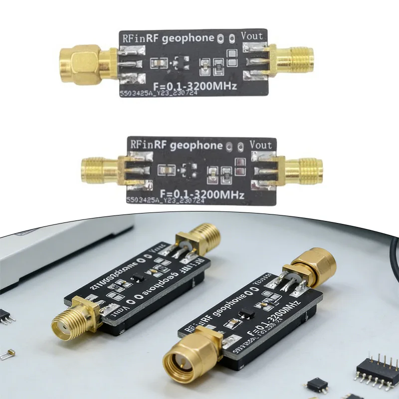 0.1-3200MHz Pulse Signal Detection Module RF Envelope Detector For AMFM Radio Frequency Envelope Discharge Detector Module Board