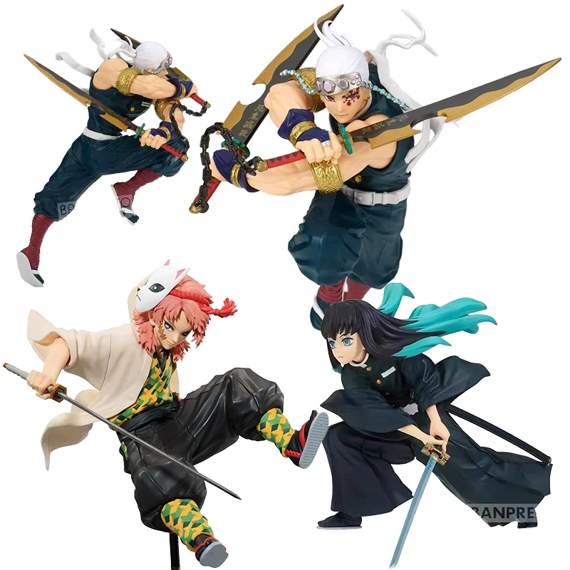

Bandai Namco Banpresto Demon Slayer Vibration Stars Collection Tomioka Giyuu Tokitou Muichirou Hashibira Inosuke Фигурка Модель