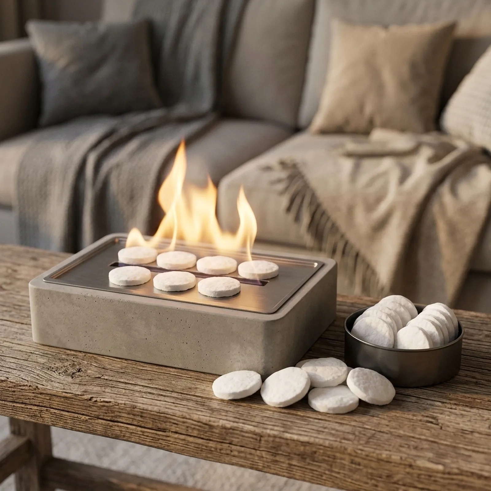 Fireplace Accessories Tabletop Fireplaces 2.4x0.4in 6x1cm Convenient Handling Length Flexible Replacement Fireplace