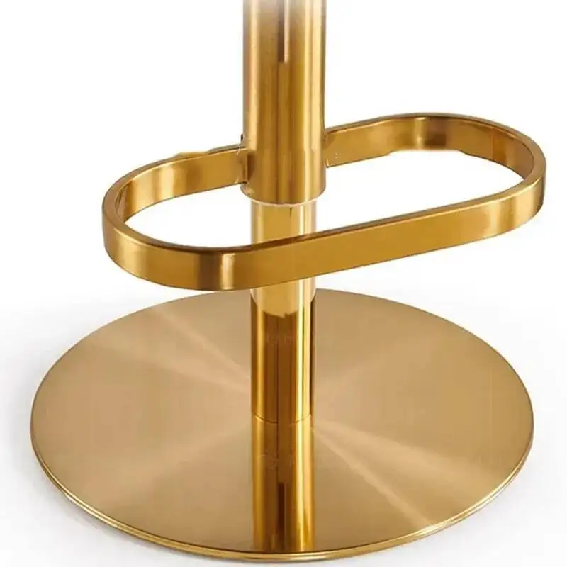 Sillas De Bar compactas De lujo, sillas altas giratorias ajustables De acero inoxidable para adultos, Chaise De Bar ergonómico para oficina, muebles De patio trasero