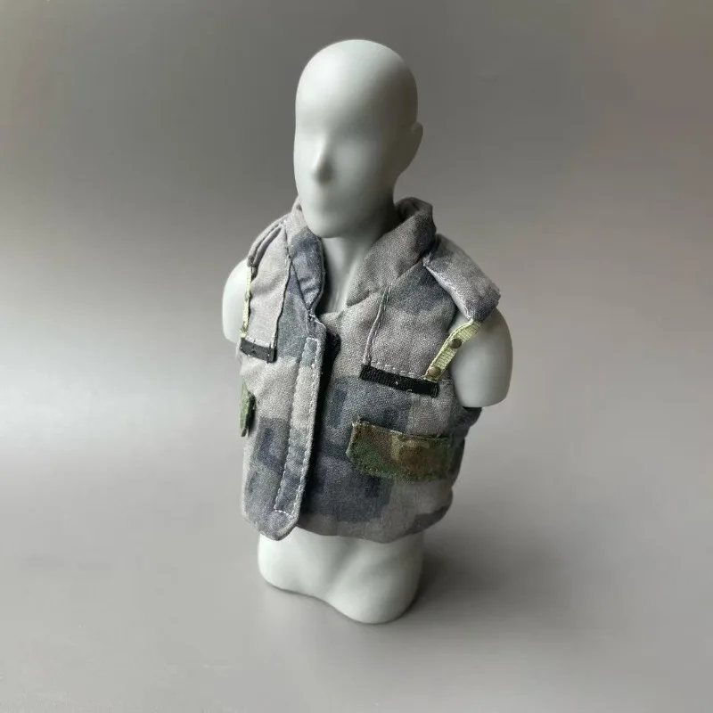 

1/6 Scale Soldier Camouflage Vest Bulletproof Vest Model for 12-inch Action Figures Body Doll Scene Decoration