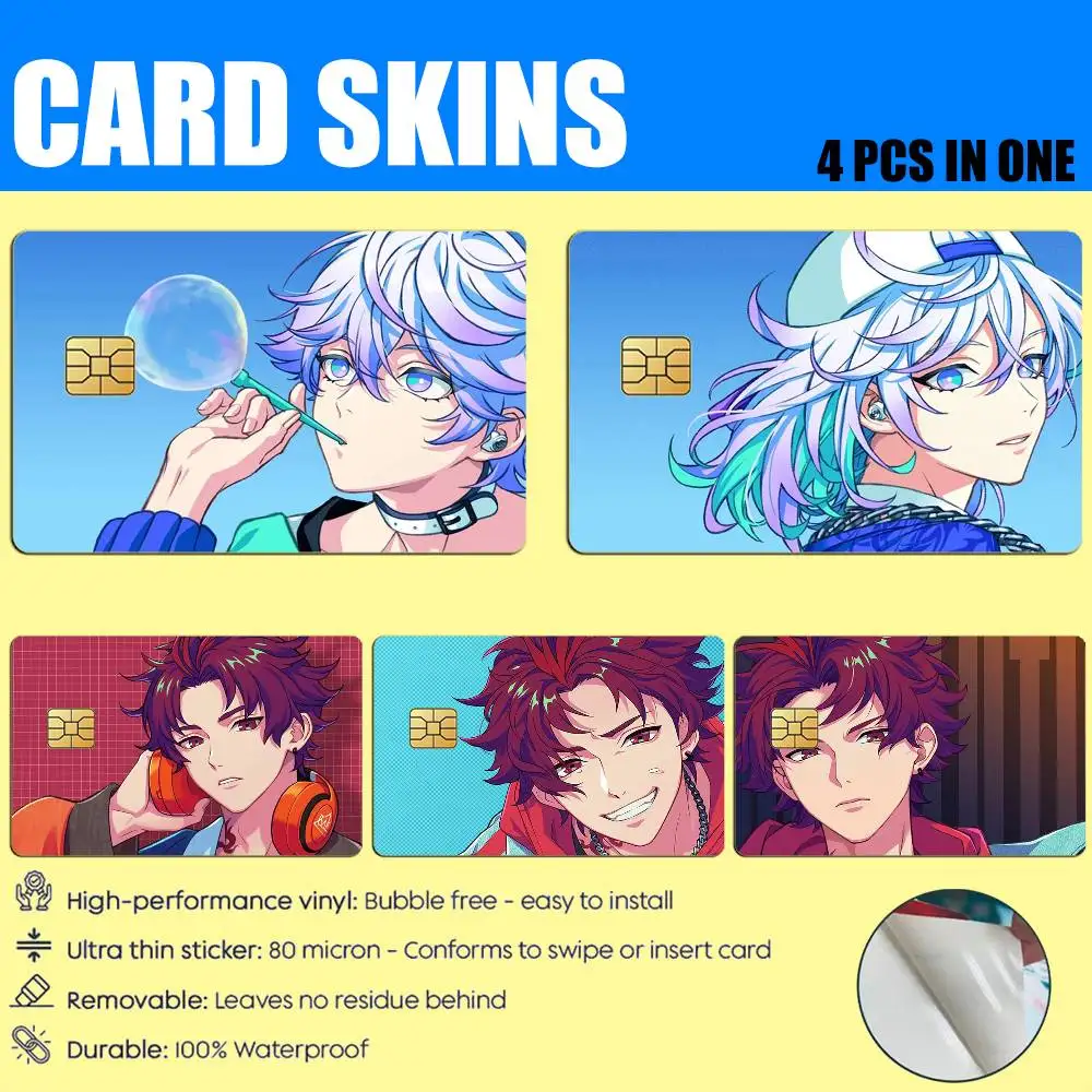 

KNT Kanata P-Paradox Live Allen Card Stickers for Bank Access Protective Waterproof Film Cover Sticker Gift
