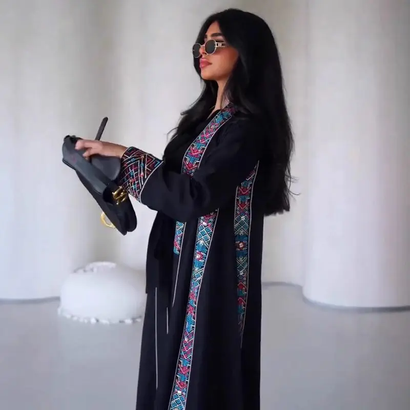 

Sle Повседневное модное длинное пальто с запахом на плечах, новинка 2025, трансграничный женский тюнер средней длины