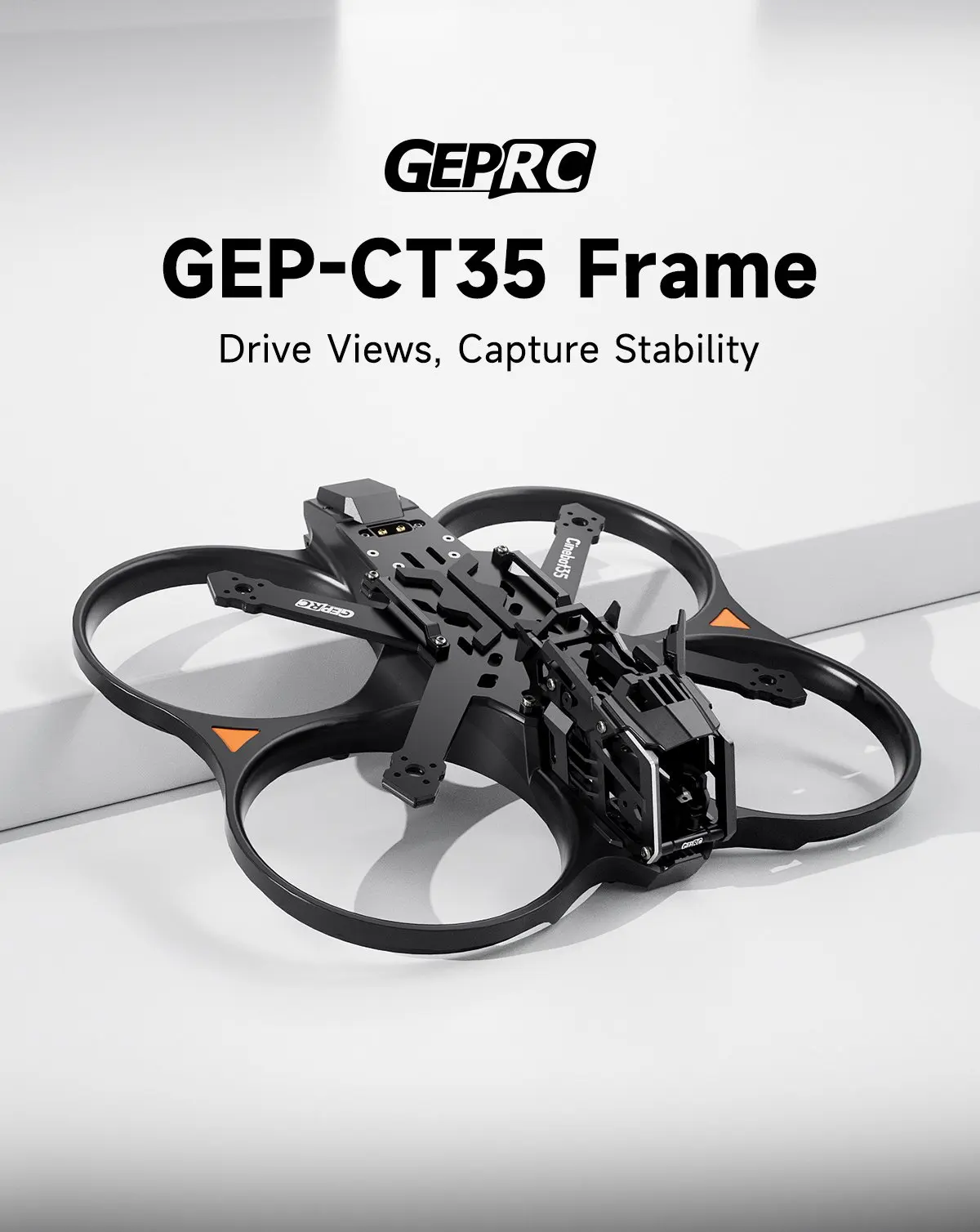 

GEPRC GEP-CT35 O4 Pro 3.5 Inch Frame Kit Indoor Outdoor Aerial FPV Drone Quadcopter Replacement Accessories
