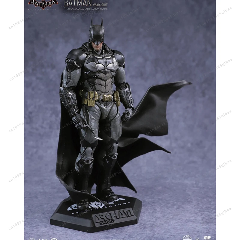 متوفر في المخزون LPZZ DC001 ستوديو 1/12 باتمان أركام نايت باتسويت V8 04 باتمان أكشن أنيمي مجموعة شخصيات نموذج اللعب #4