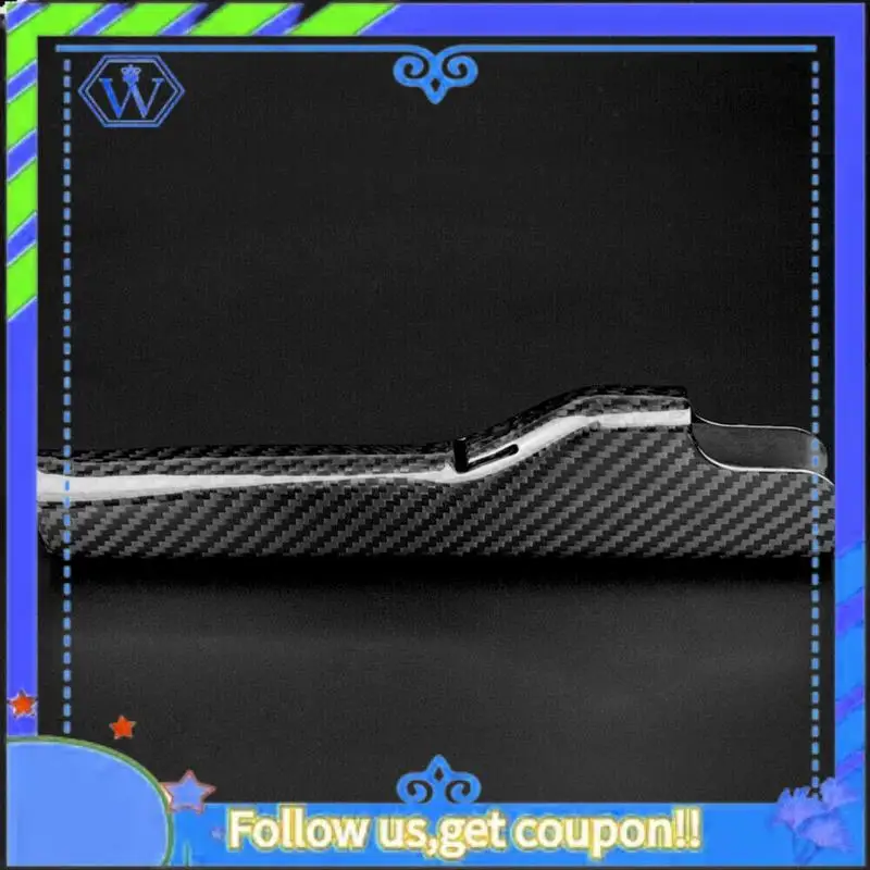 

M46K-Real Carbon Fiber Handbrake Cover Hand Parking Brake Handle For Jetta MK3 Golf 6 MK5 MK6 EOS Scirocco