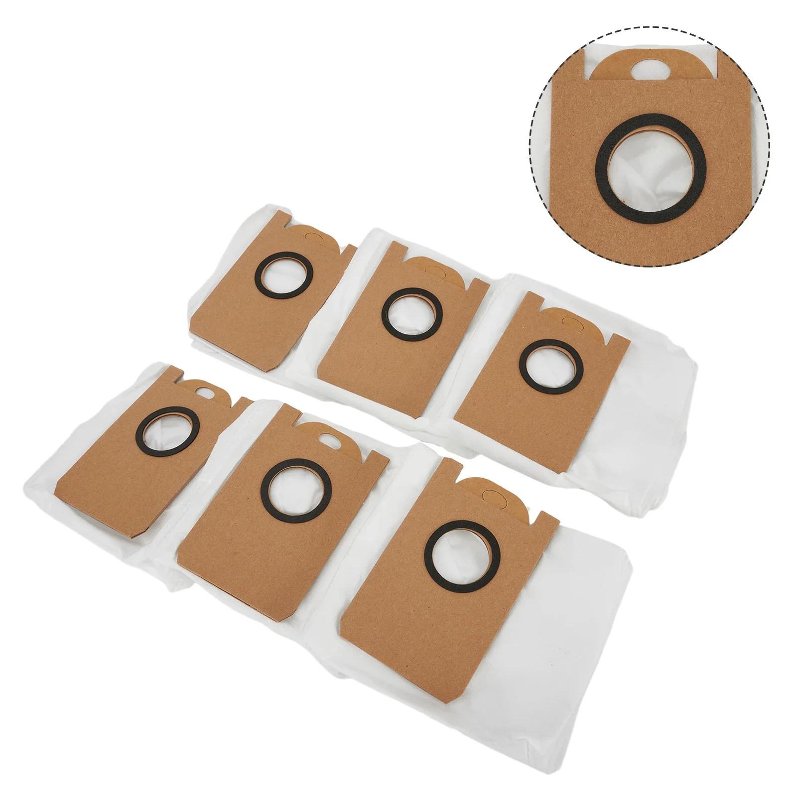 6PCS Dust Bags For Imou L11/Pro Robot Vacuum Cleaner Accessories Washable Reusable Cleaning Tool Goodbye To Dust And Pollen