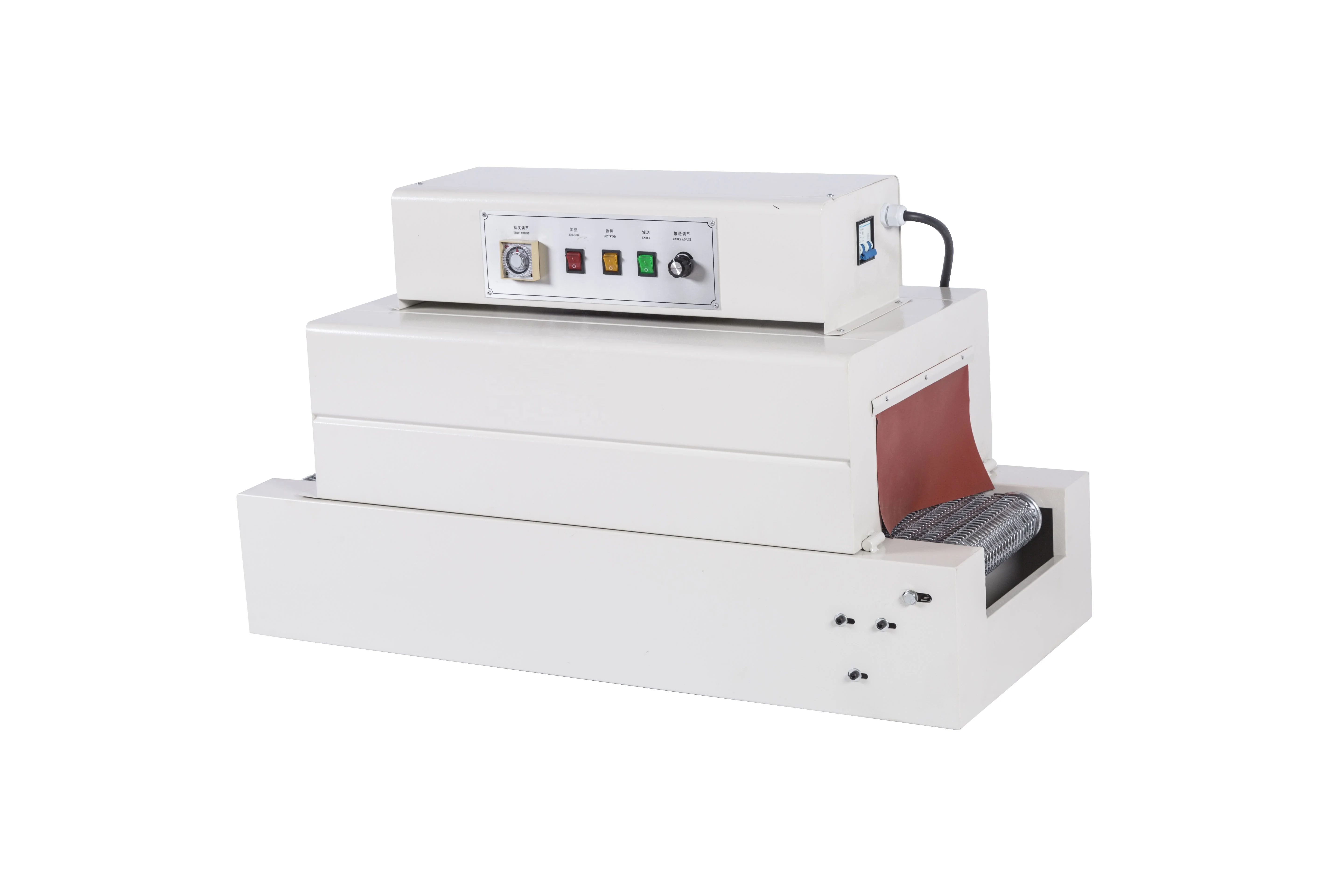 BS-260 Hot sale table top thermal film wrapping shrink tunnel packing machine