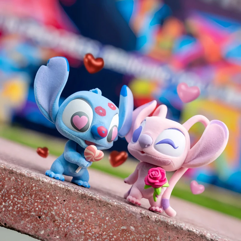 Hot Toys Star Baby Beflockung Stitch&Angel Valentinstag-Kollektion Cosbaby (S) Mini-Sammlerpuppen-Set Paar-Spielzeug Festival-Geschenk