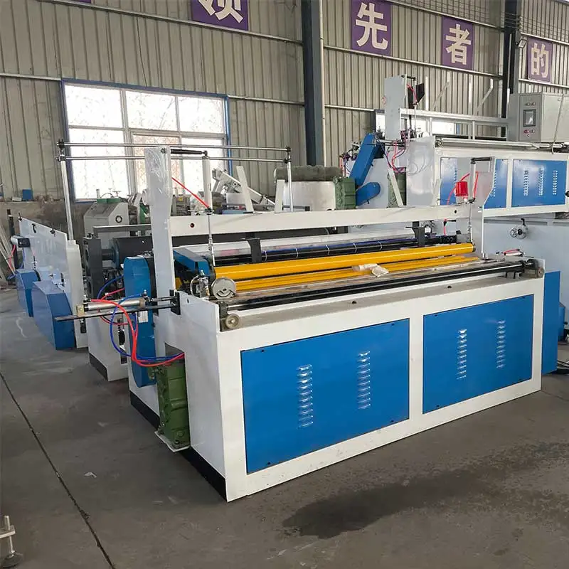 Customized Factory Full Automatic Bath Tissue Manufacture Machine Small Roll Towel Kitchen Tissue Toilet Paper Making Machine
