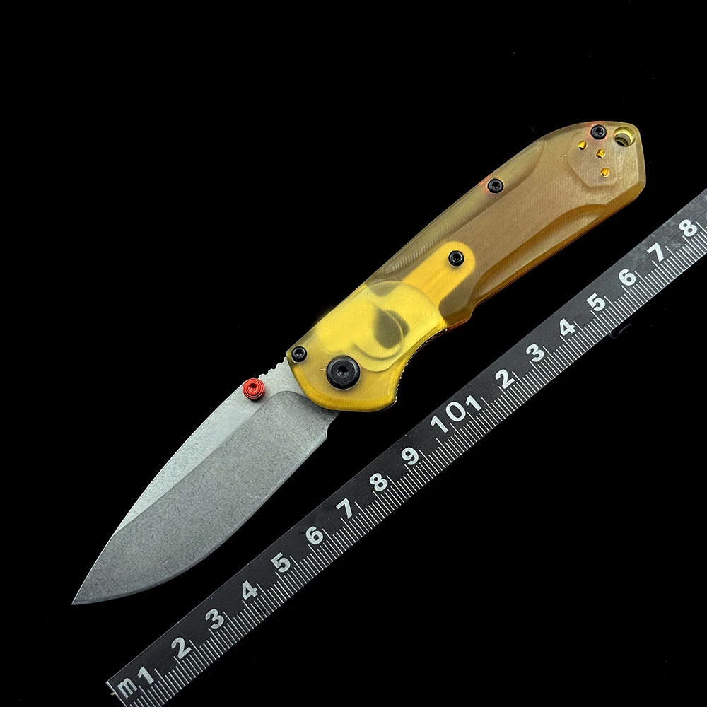 

BM 565-1 Mini 565-1 Freek Folding Knife 3" S90V Blade, PEI Handles, Outdoor Camping Hunting Pocket Kitchen Fruit EDC 565 knife