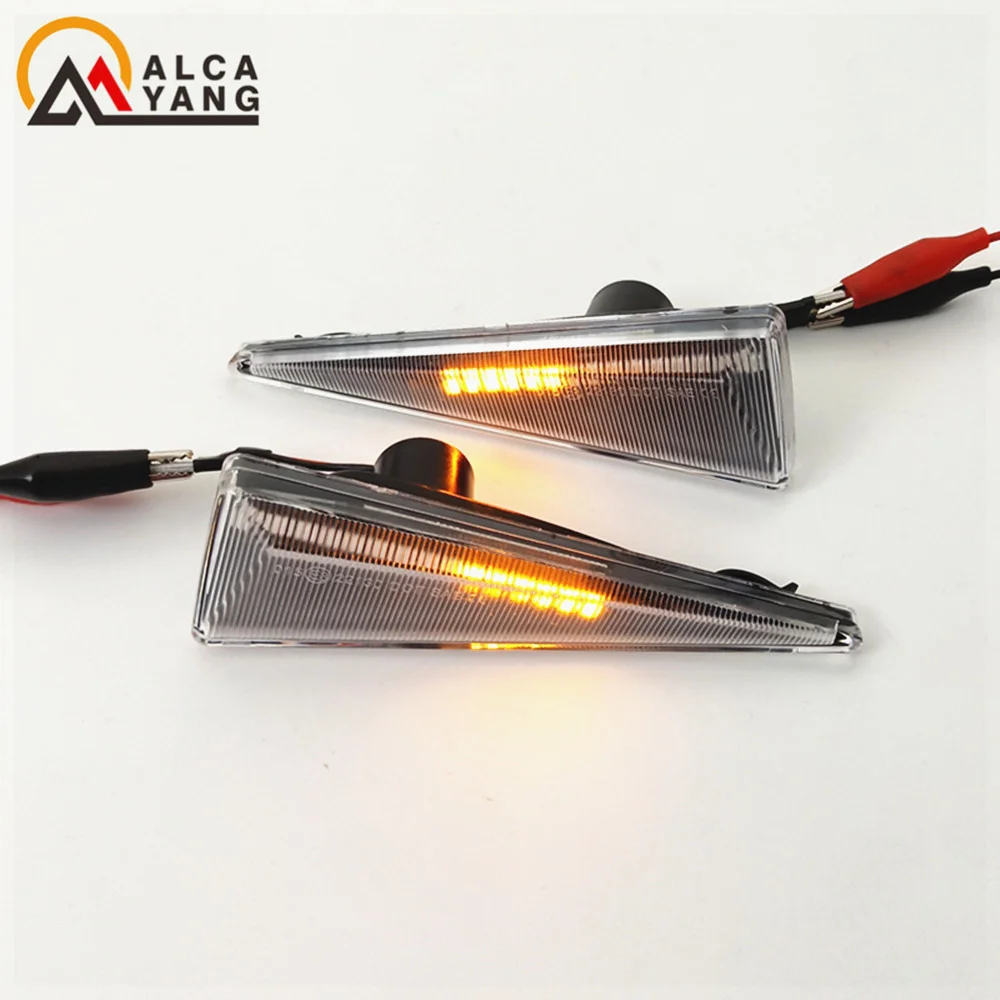 2 Stück LED Dynamische Seitenmarkierungs-Blinkleuchte für Renault Megane MK2 CC Espace MK4 Scenic MK2 Wind Avantime Thalia 2 – Detail 17