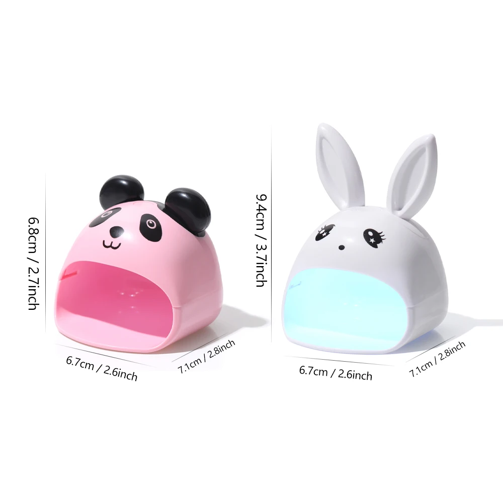 LINAMNDA lampe à ongles animale Machine de photothérapie à doigt unique sèche-ongles outils de manucure Nail Art UV Gel vernis séchage lampe USB