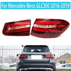 For Mercedes-Benz W253 GLC-Class GLC200L GLC260L GLC300L 2016-2019 Car LED Rear Tail Light Warning Barke Lamp Taillight Assembly