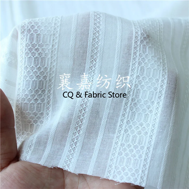 

Полосатая жаккардовая хлопчатобумажная ткань, детская одежда, женская блузка, юбка, ткань «сделай сам», ткань