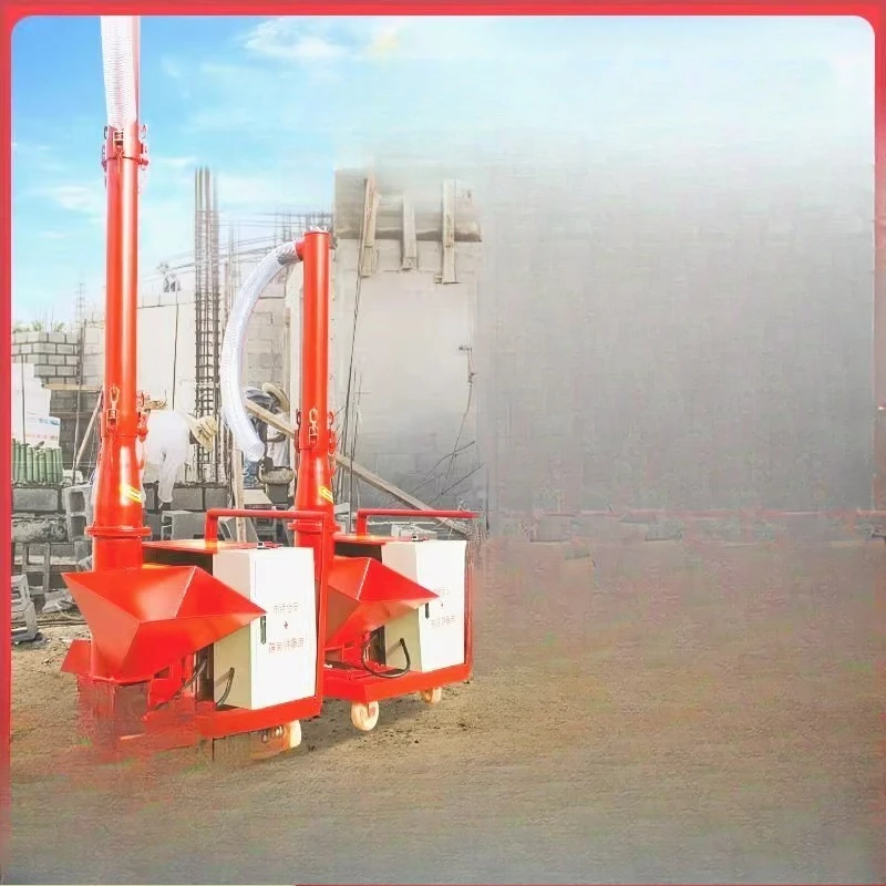 

Structural column spiral feeder Coarse and fine stone structure pouring Indoor column mortar conveyor