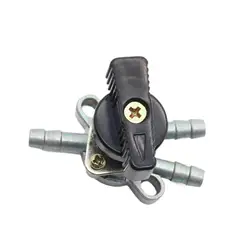 3 Way Fuel Tank Tap Fuel Gas Petcock 2 in 1 Out ATV Accessory Heavy-duty Valve
