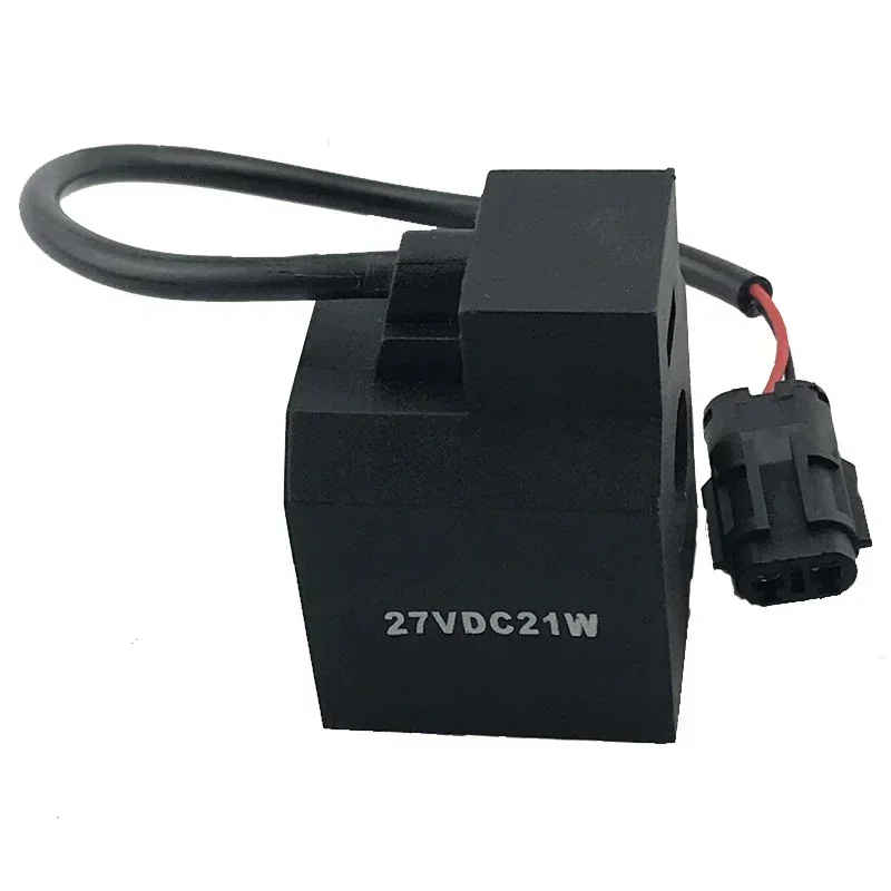 HYUNDAI Excavator R510-5 R210-9 Pilot Travel Fast and Slow Gear Solenoid Valve Coil DC24V DC12V 21W