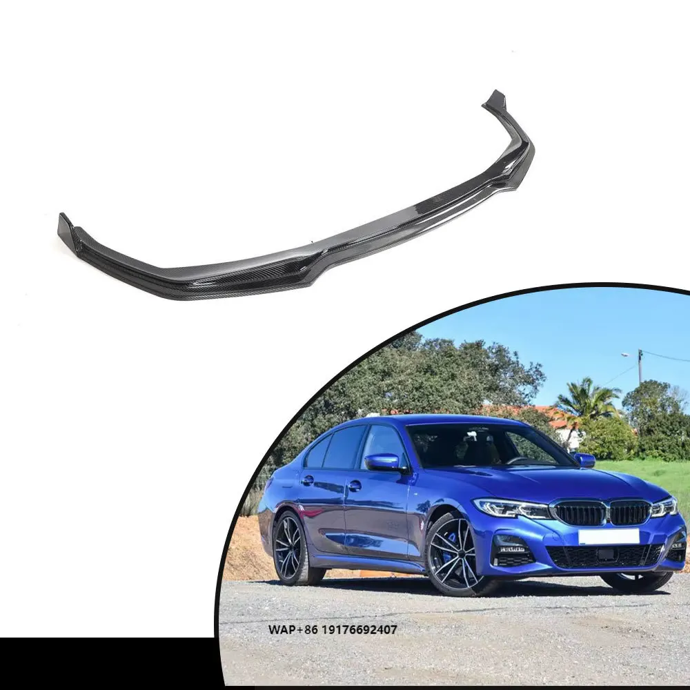 

Factory Wholesales Carbon Fiber Front Bumper Lip forBMW 3 Series G20 2019-2022 M340i 330i