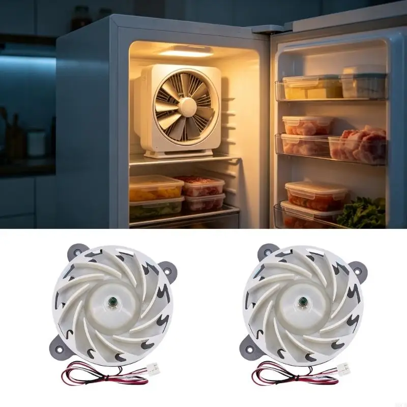 M6CB 12V Evaporator Fan Motor with 3 Pin Connector for Freezer Service