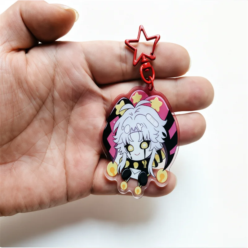 Pierrot Freak Circus Pierrot keychain Creepy Cute Alt Circuscore Collectible | Gothic Kawaii