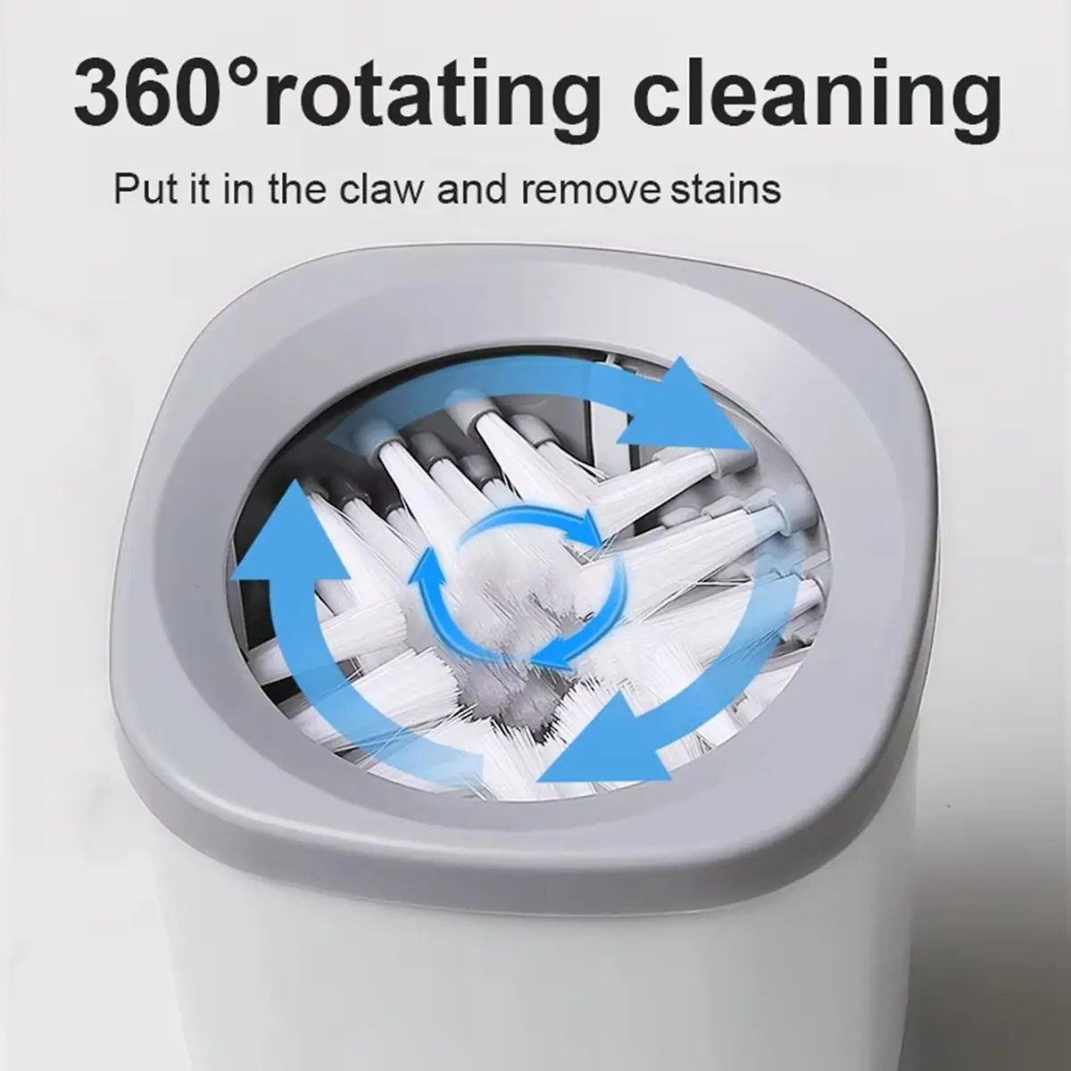 A67T NEW Automatic Pet Foot Washer Removable Electric Plastic Cleaner Soft and Dense Bristles for Cleaning Cat Dog Cleaner C